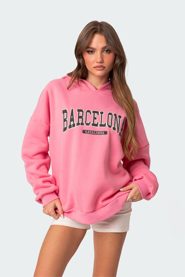 Barcelona Oversized Hoodie view 2