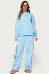 Love Edikted Wide Leg Sweatpants