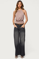 Donya Backless Halter Top