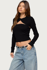 Knit Two Piece Shrug & Tube Top