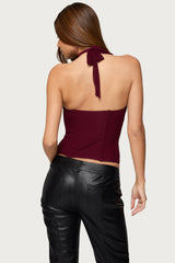 Rosalina Mesh Halter Corset