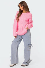 Kennedy Oversized Cable Knit Sweater