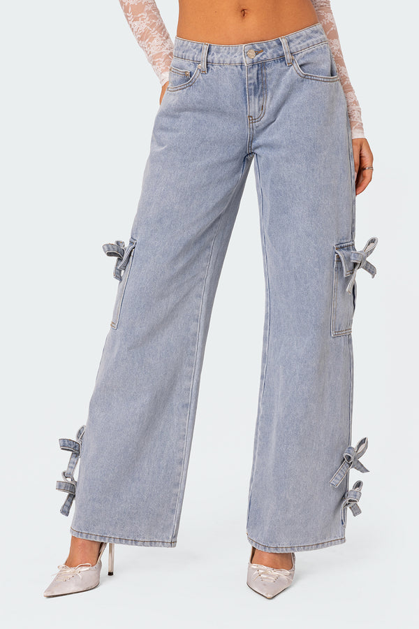 Bows 4 Days Low Rise Baggy Jeans view 2