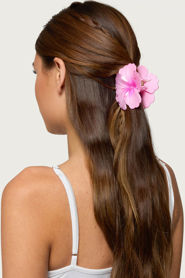 Hibiscus Flower Claw Clip view 1