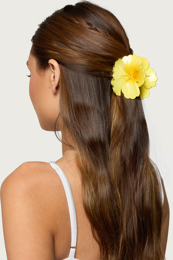 Hibiscus Flower Claw Clip view 1