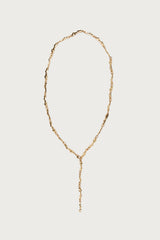 Textured Cascading Chain Necklace