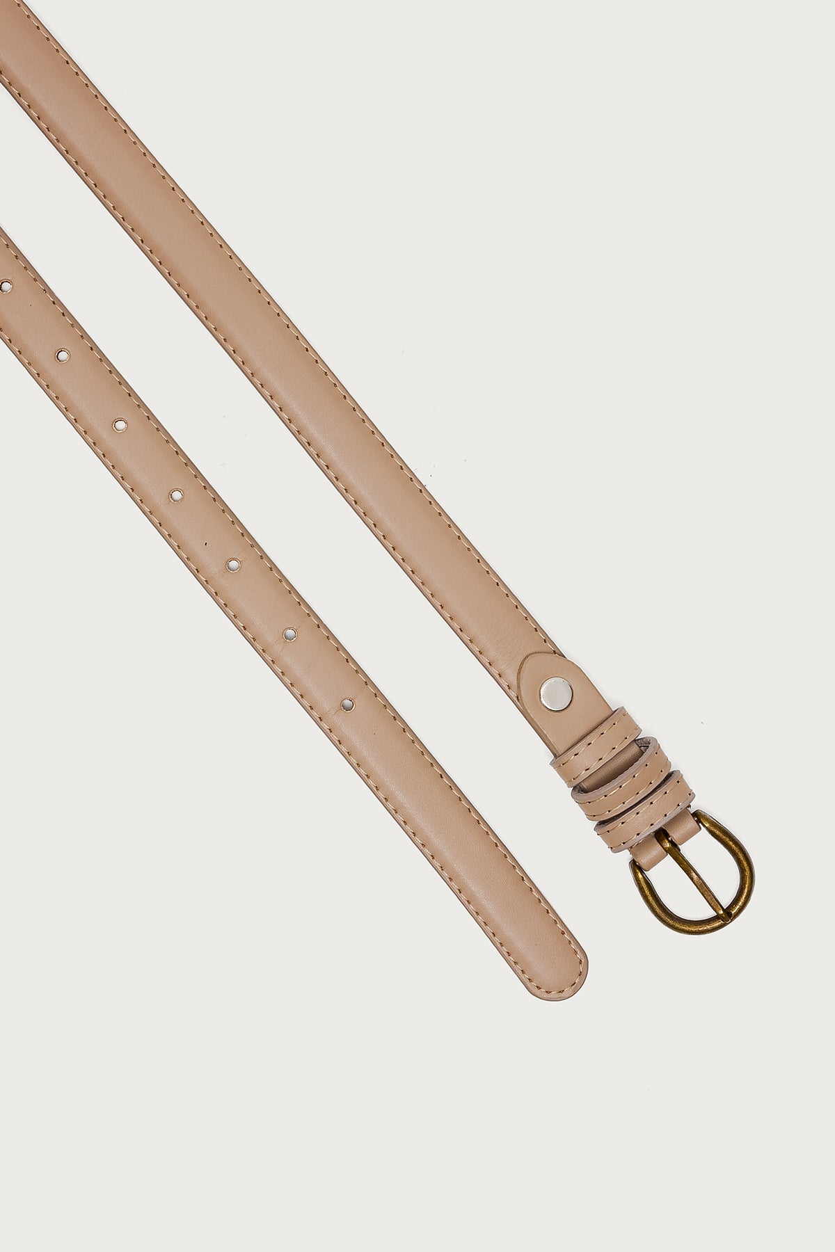 Goldey Faux Leather Belt