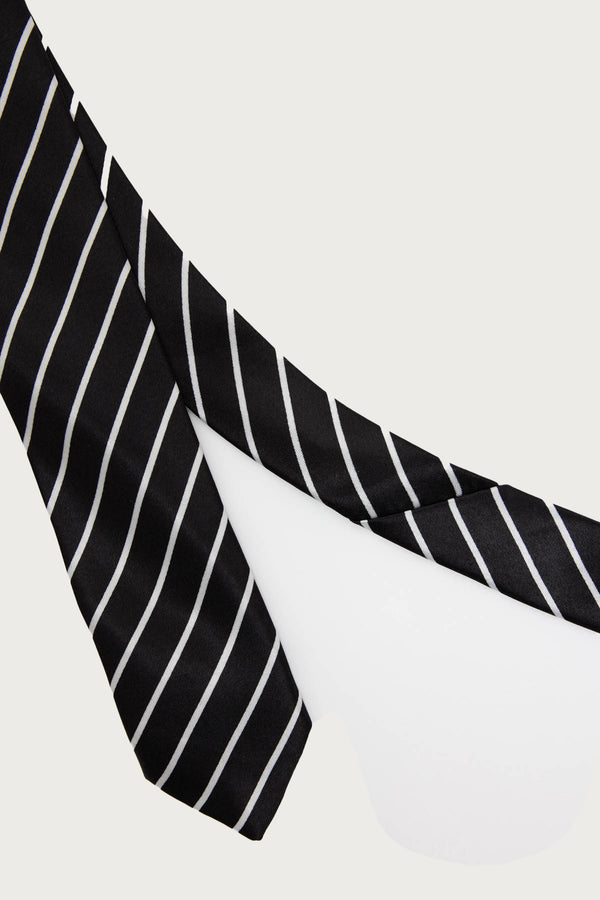 Striped Necktie view 2