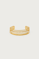 Layered Mixed Arm Cuff