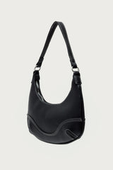 Contrast Stitch Faux Leather Bag