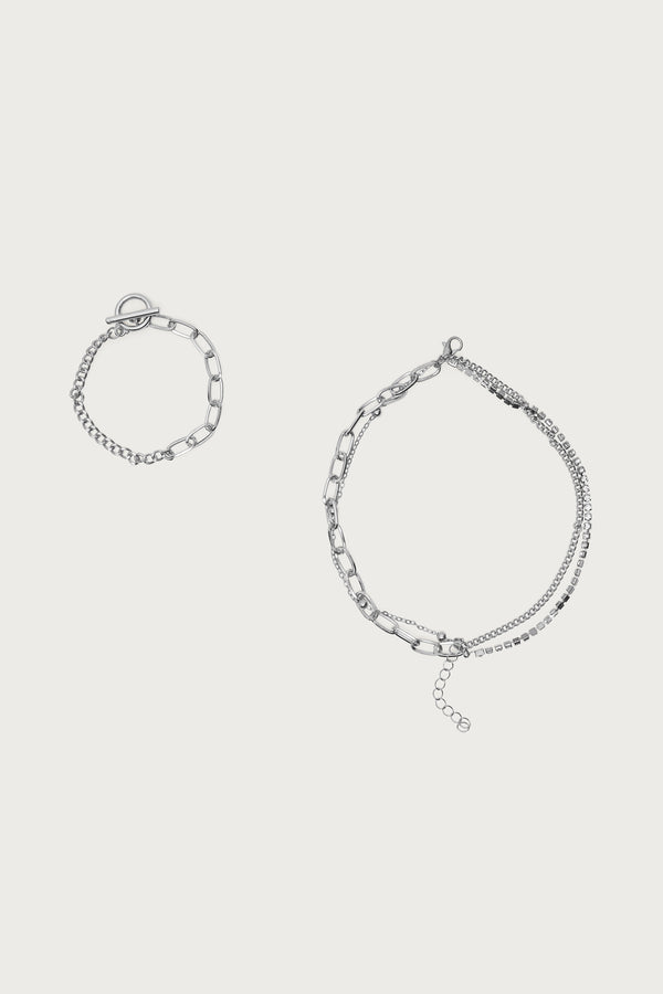 Mixed Chain Layered Bracelet Pack view 2