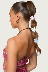 Mini Flower Hair Clip Pack