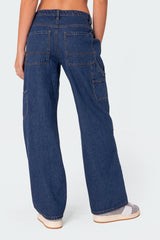 Ayla Low Rise Baggy Carpenter Jeans