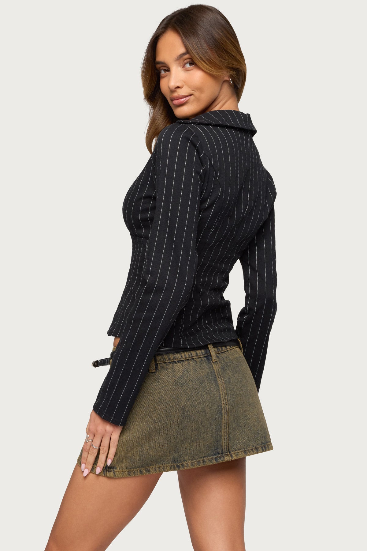 Araceli Pinstripe Tailored Shirt