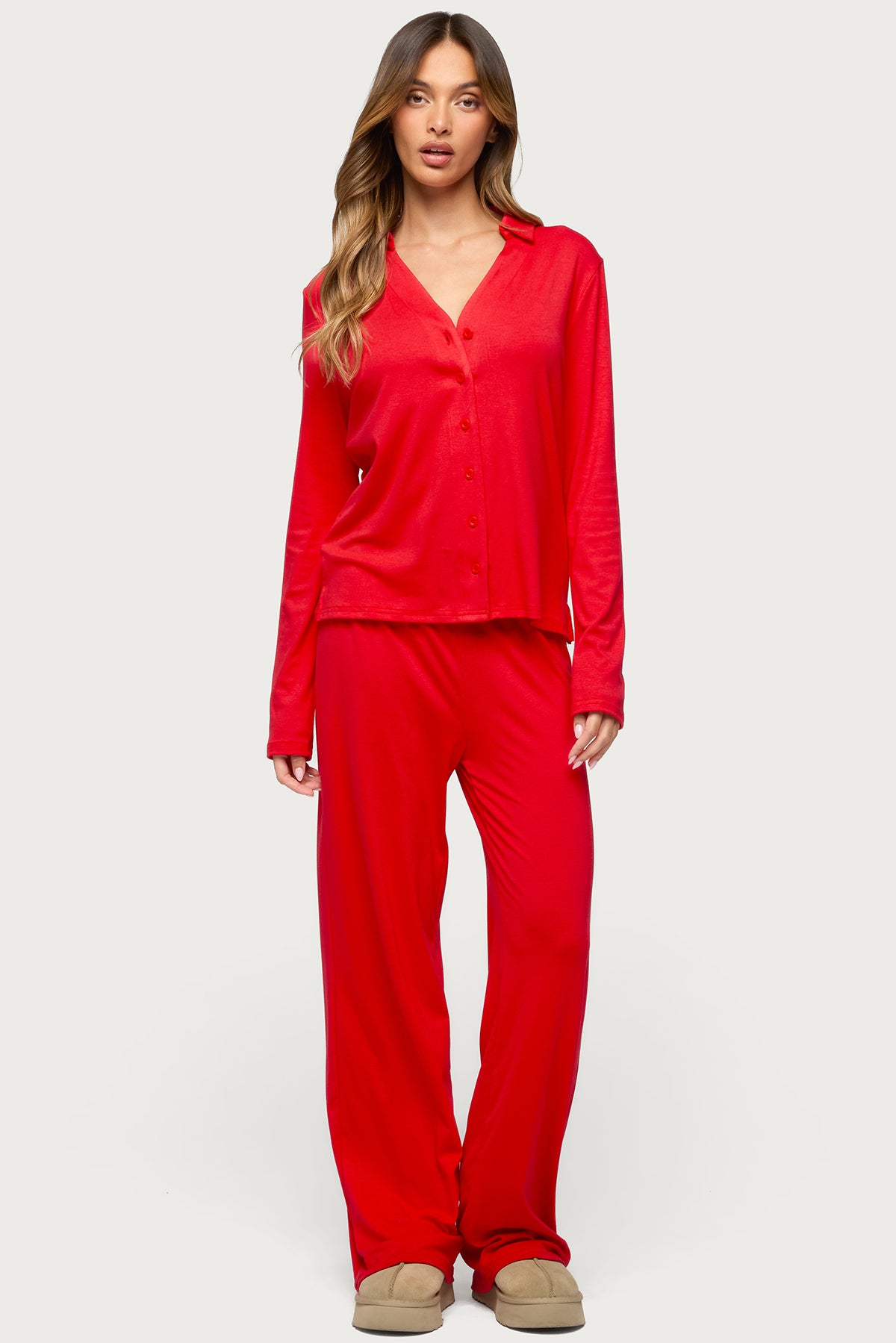 Justina Button Up Top
