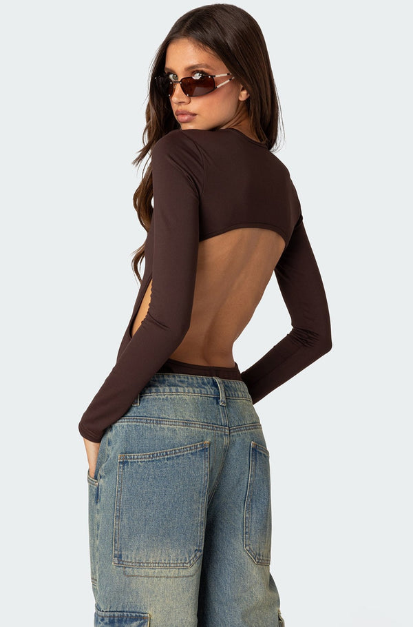 Neta Back Cut Out Bodysuit view 1