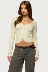 Gayle Lacey Button Up Top