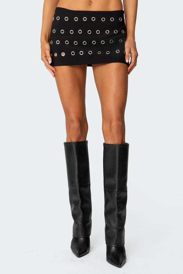 Arlette Grommet Mini Skort view 2