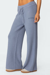 Kris Ribbed Knit Sweatpants