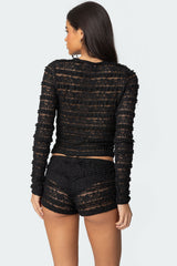 Maisley Sheer Lace Top