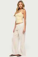 Aspyn V Neck Ribbed Tank Top