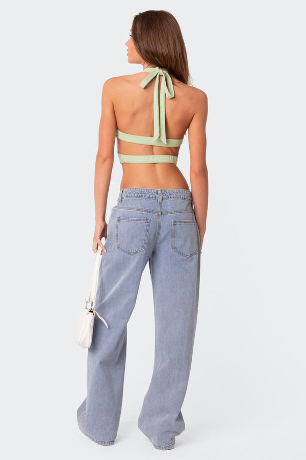 Cady Tie Front Cut Out Top view 2