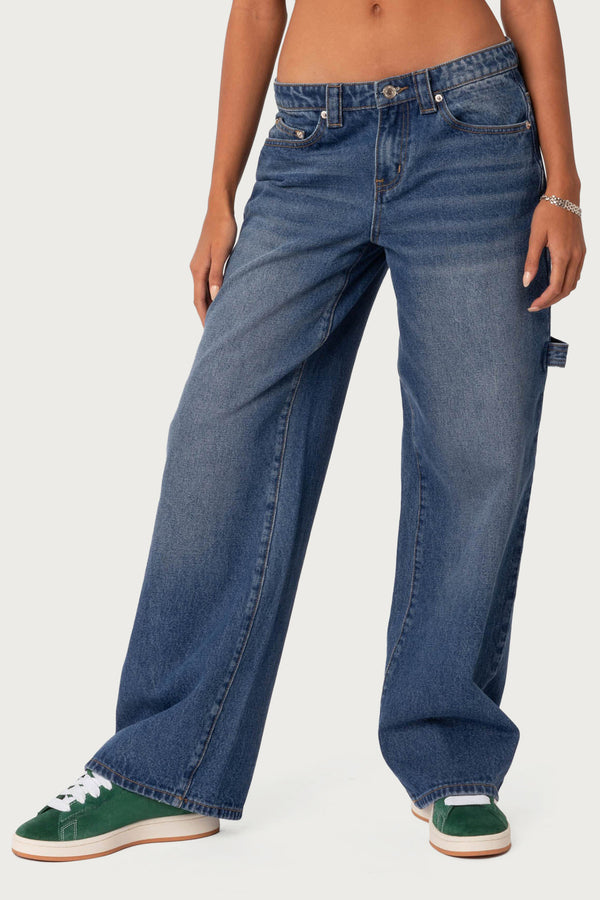 Carpenter Low Rise Baggy Jeans view 2