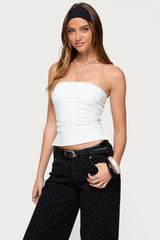 Karina Side Slit Tube Top