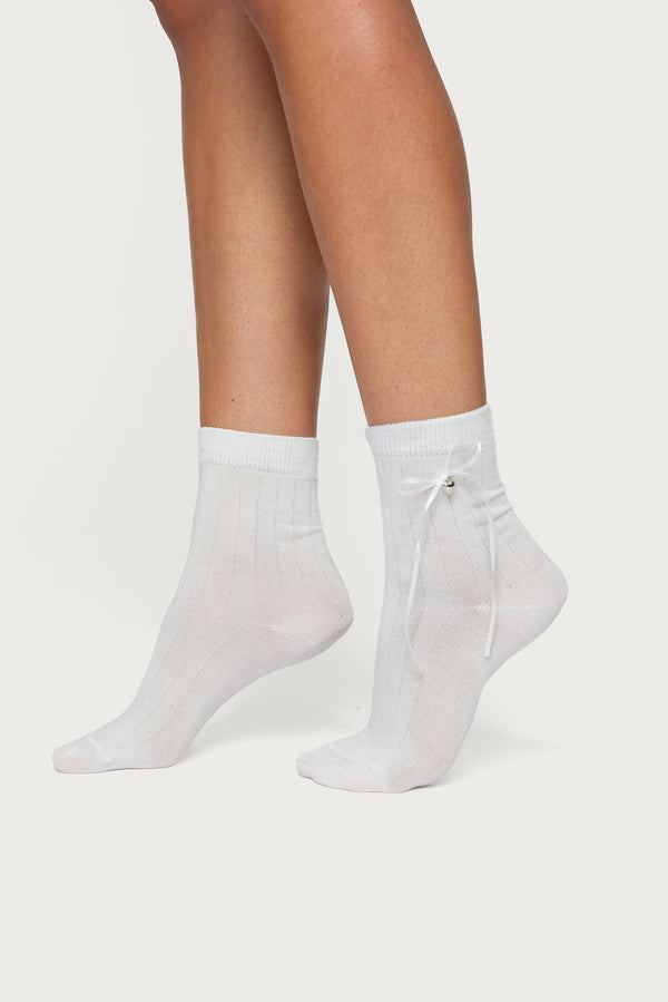 Bow & Heart Socks view 1