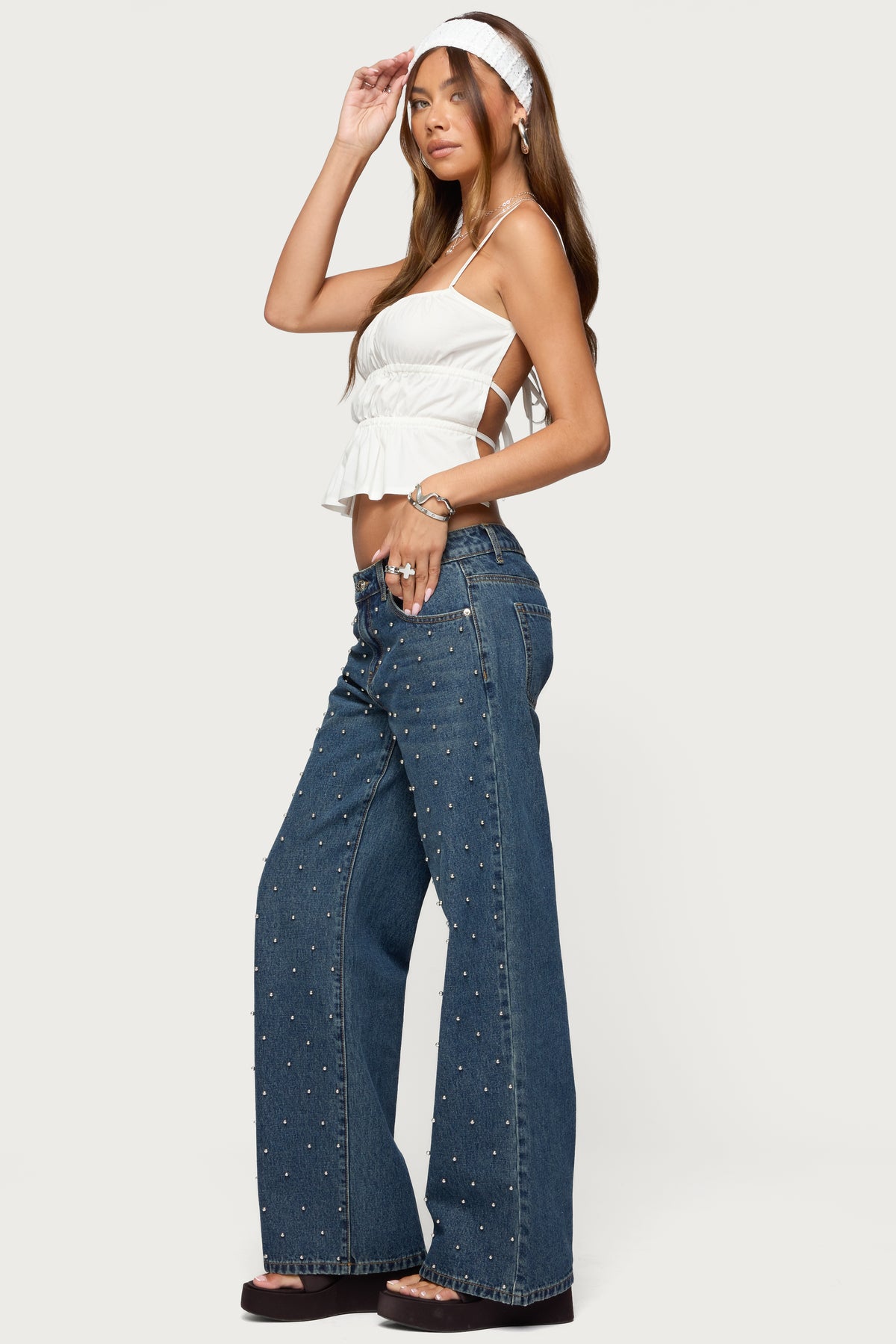 Adler Tiered Backless Top