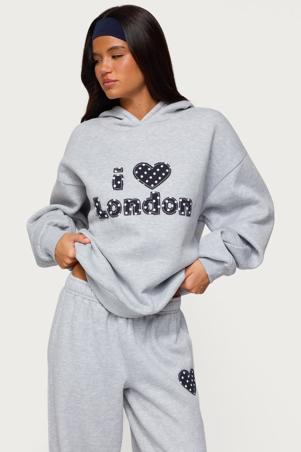 I Heart London Hoodie view 2