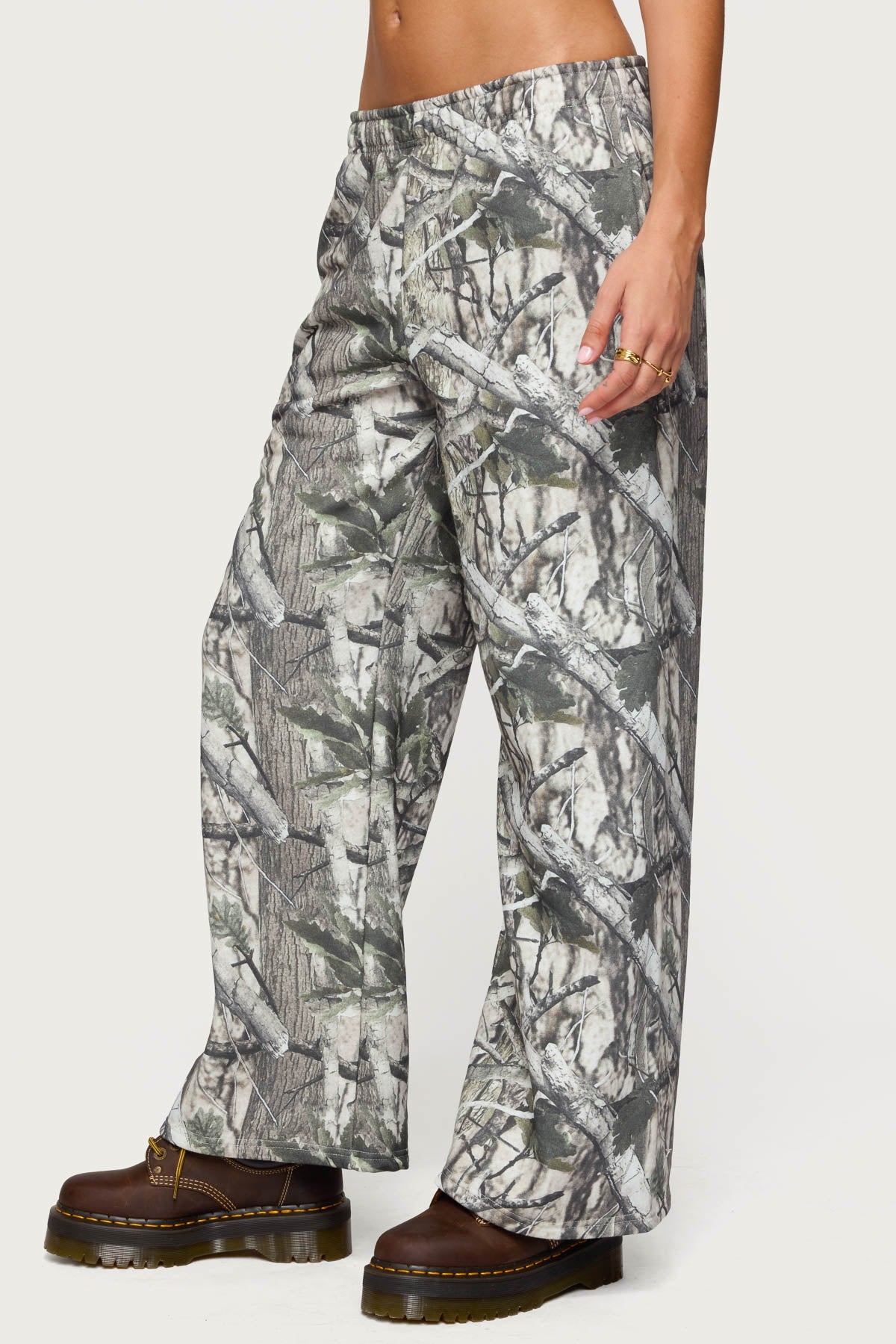 Camo Straight Leg Sweatpants