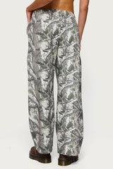 Camo Straight Leg Sweatpants