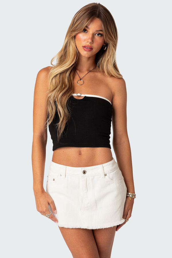 Colby Belted Tube Top view 1