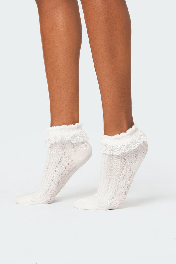 Lace Frill Socks view 1