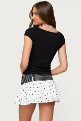 Oleana Gathered Bust Top