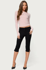 Embry Boat Neck Raglan Top