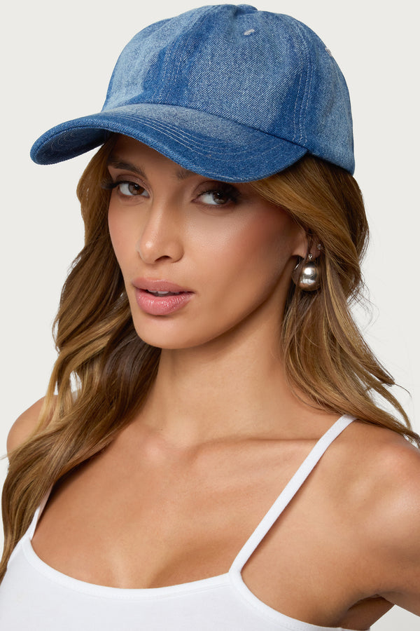 Denim Baseball Cap view 1