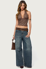 Santi Low Rise Baggy Jeans