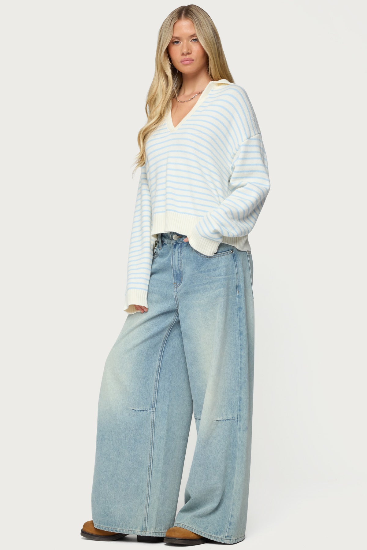Copenhagen Oversized Striped Sweater