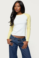 Tommi Raglan Long Sleeve T Shirt