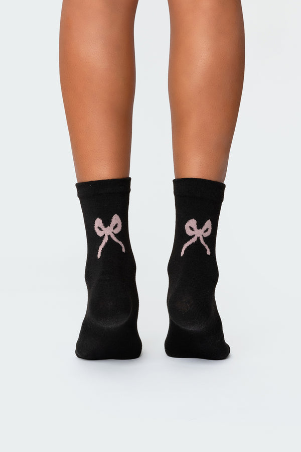 Bow Socks view 1