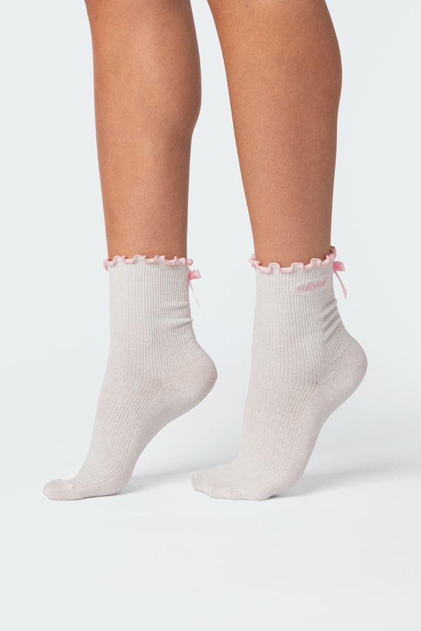 Contrast Frill Socks view 1