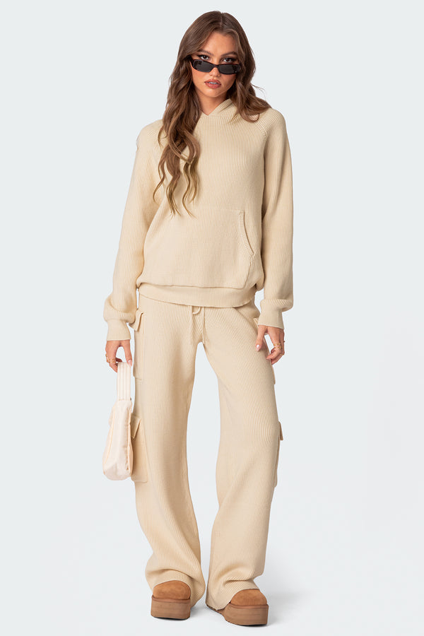 Wynter Oversized Knit Hoodie view 2