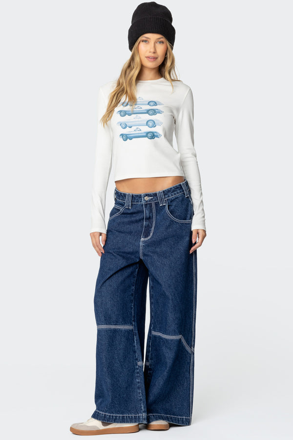 Car Club Long Sleeve T Shirt view 2