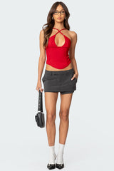 Lou Crossover Beaded Corset