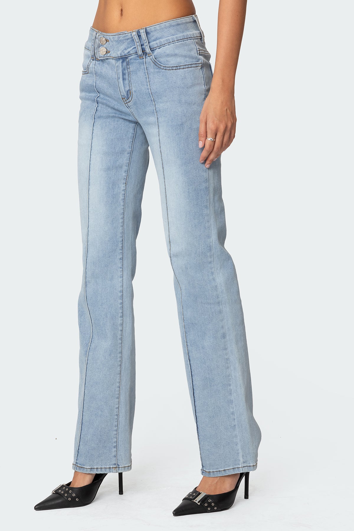 Avril Low Rise Bootcut Jeans
