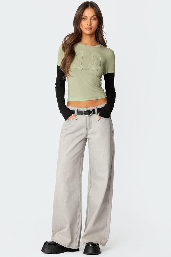 13 Layered Long Sleeve T Shirt view 2