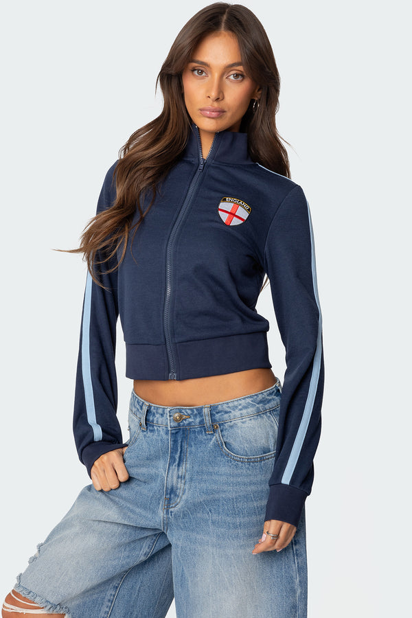 England Zip Up Sweatshirt view 1