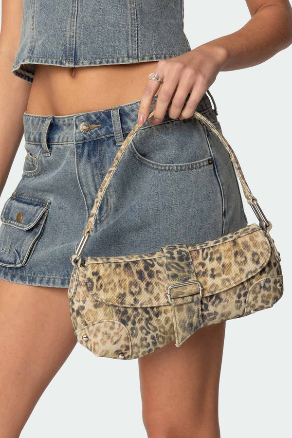 Leopard Asymmetric Bag view 1